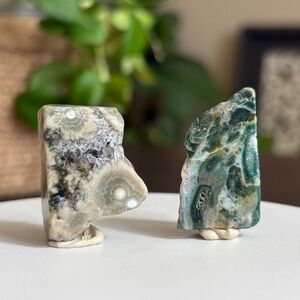 Small Ocean Jasper Crystal Tumble Specimen Set (OBJ - Sea Jasper)